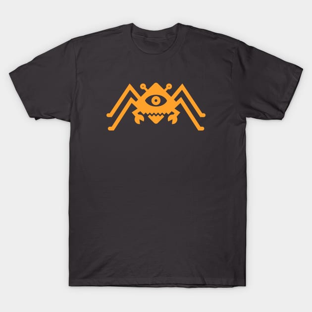 Diamond Spider Crab Orange T-Shirt by Bug Robot